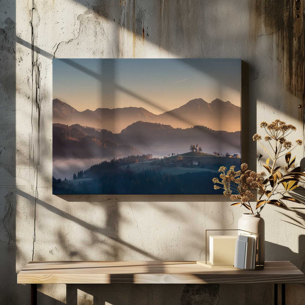 sunrise on St.Tomas above Škofja Loka