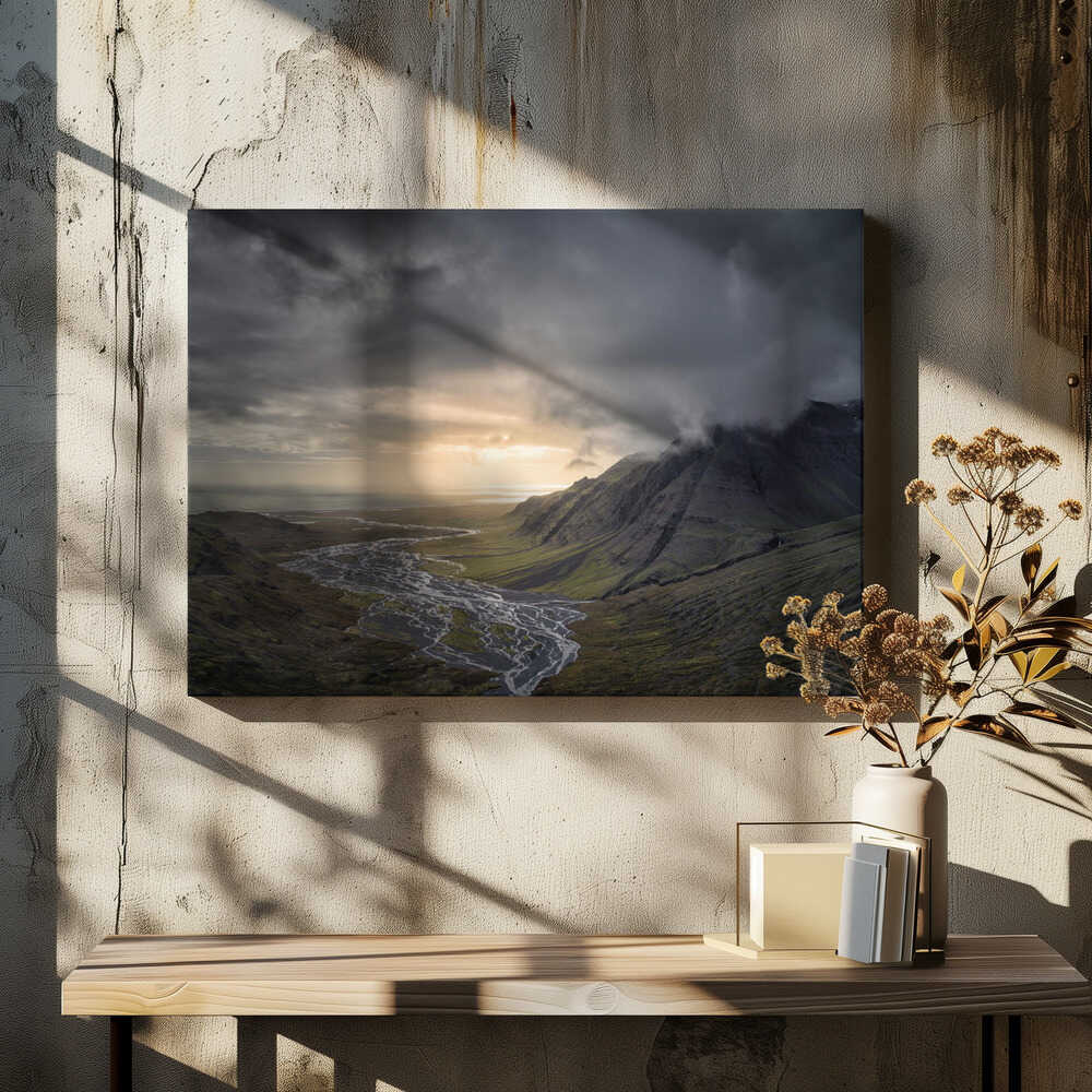 Vatnajokull Region in Southeast of Iceland