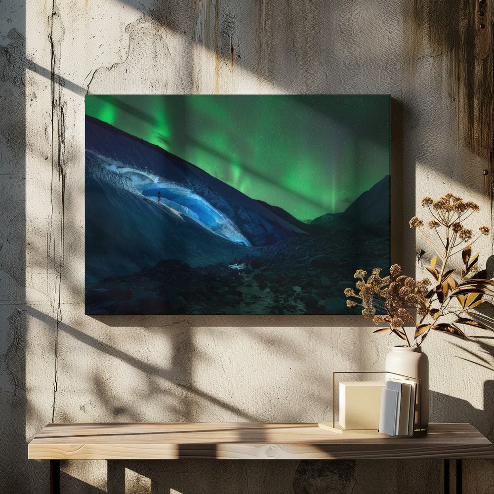 Athabasca Ice Burning