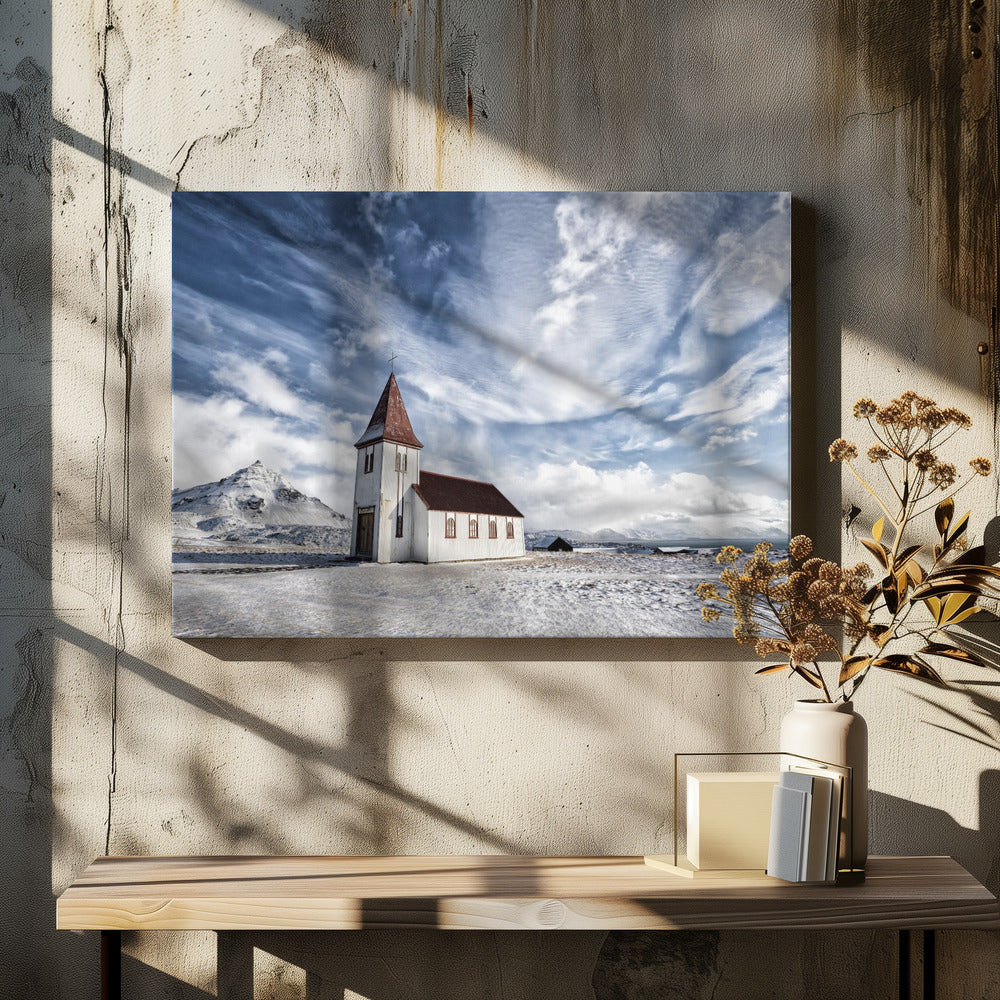 Hellnar Chuch in Spring