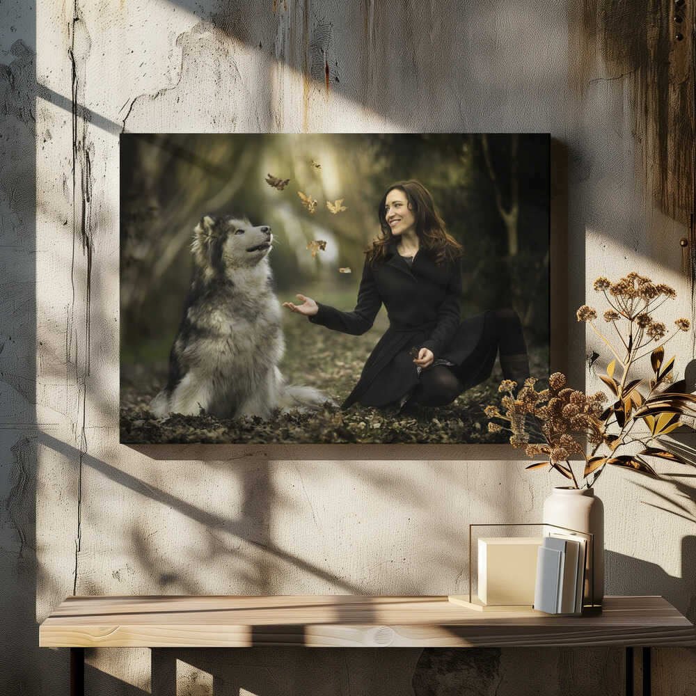 Enchanted by the leaves