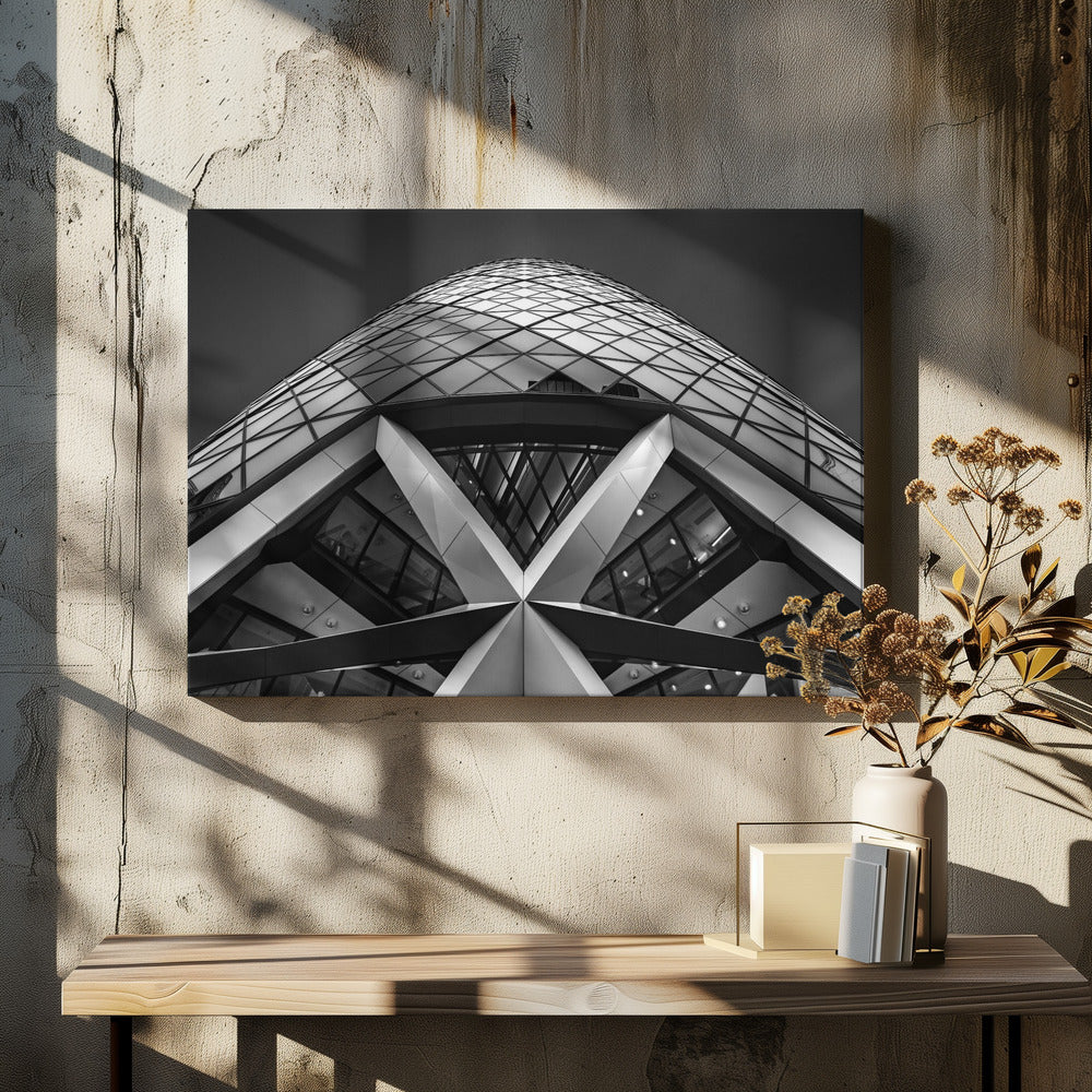 Art Prints of Zigzag (The Gherkin)