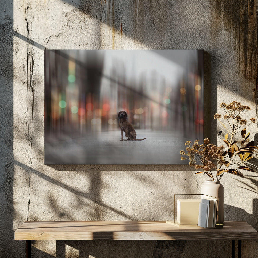 Art Prints of ... the Light lies down on Broadway...