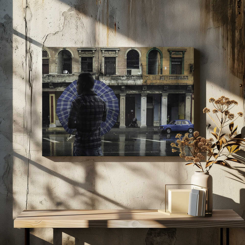 Rainy Blue Day in Havana