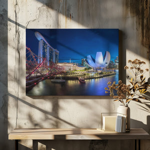 Art Prints of Singapore - Marina Bay Panorama