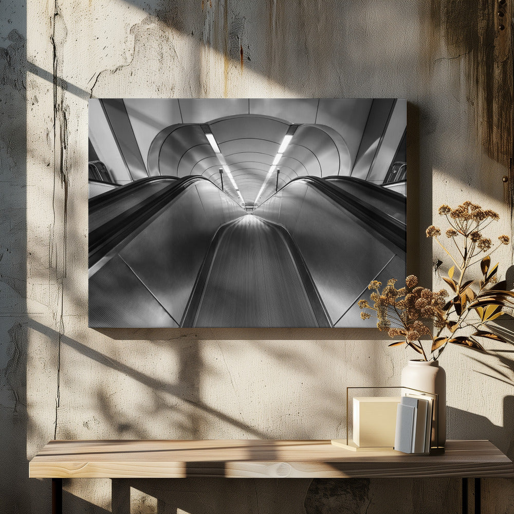 Art Prints of escalator