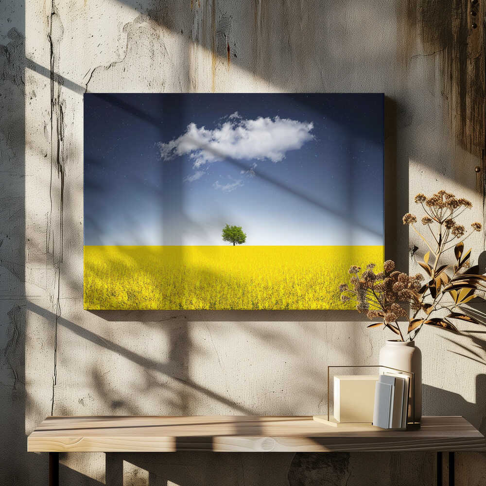 Surreal Canola Field