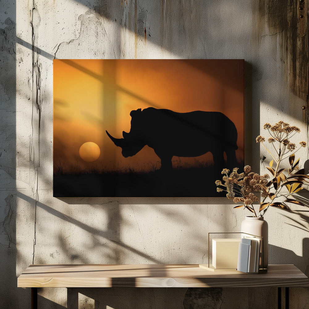 Rhino Sunrise
