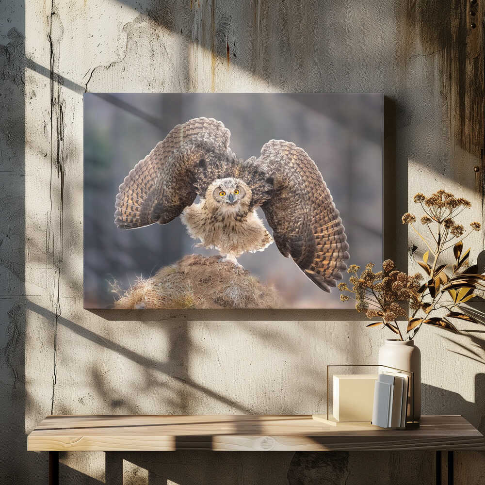 Dancing like a peacock