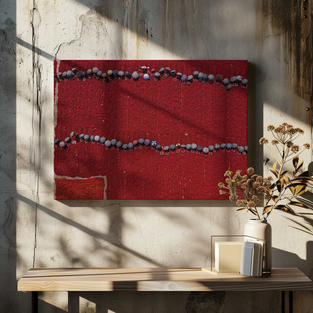 Working on red chilies