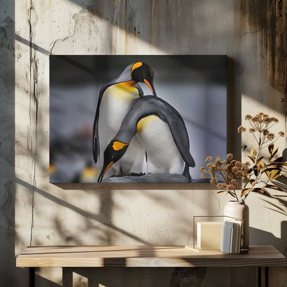 Love story of King Penguins
