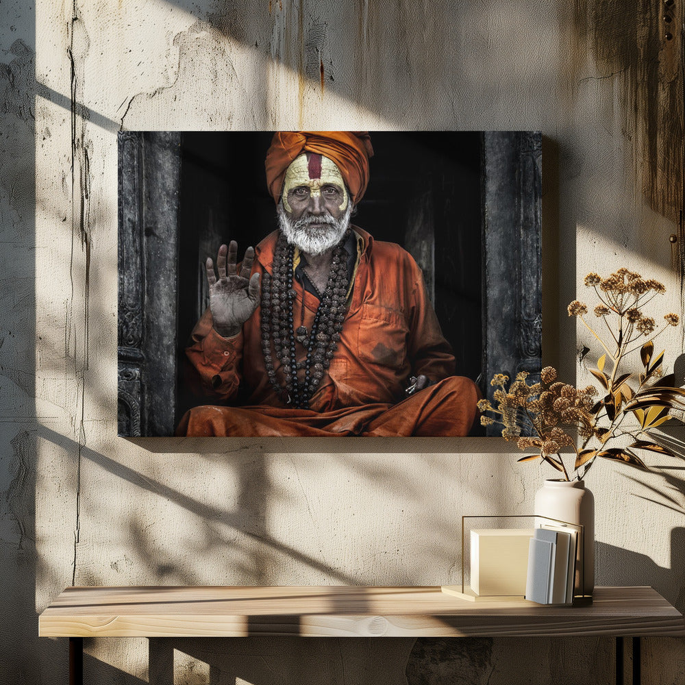 At the pashupatinath temple - Kathmandu