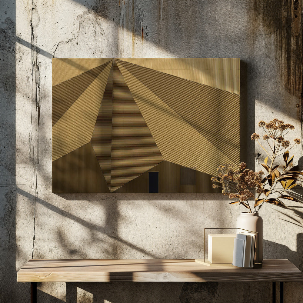 Art Prints of Wall detail with door