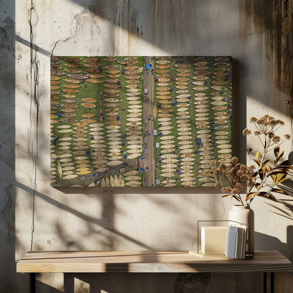 Traditional boat market