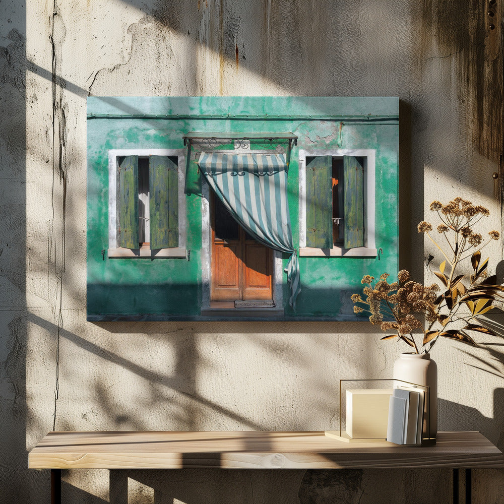 Symmetries in Burano