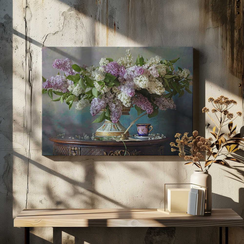 Still life with lilac flowers