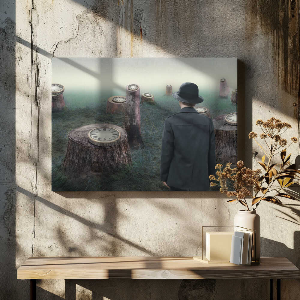 Leave sad remains in the rings of time