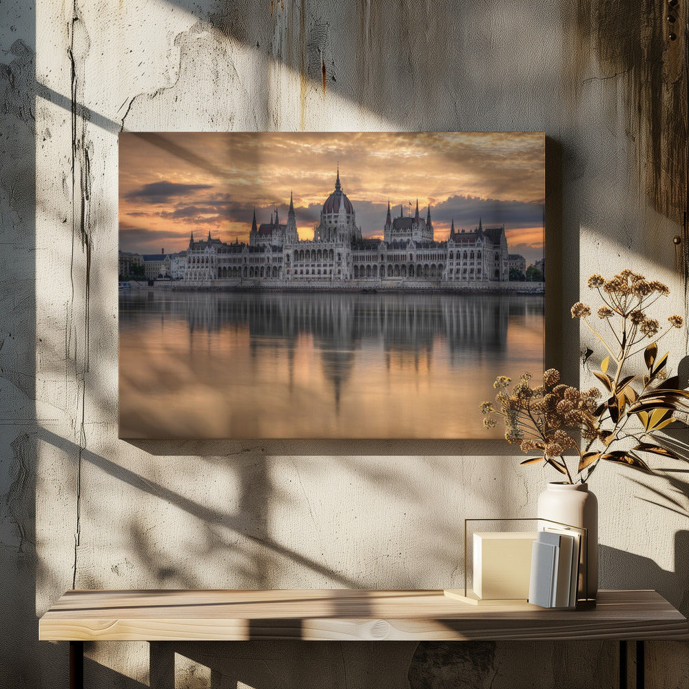 Art Prints of Sunrise in Budapest
