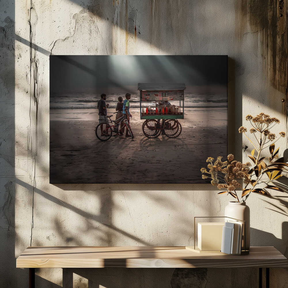 Coloured ice seller ( Chuski)