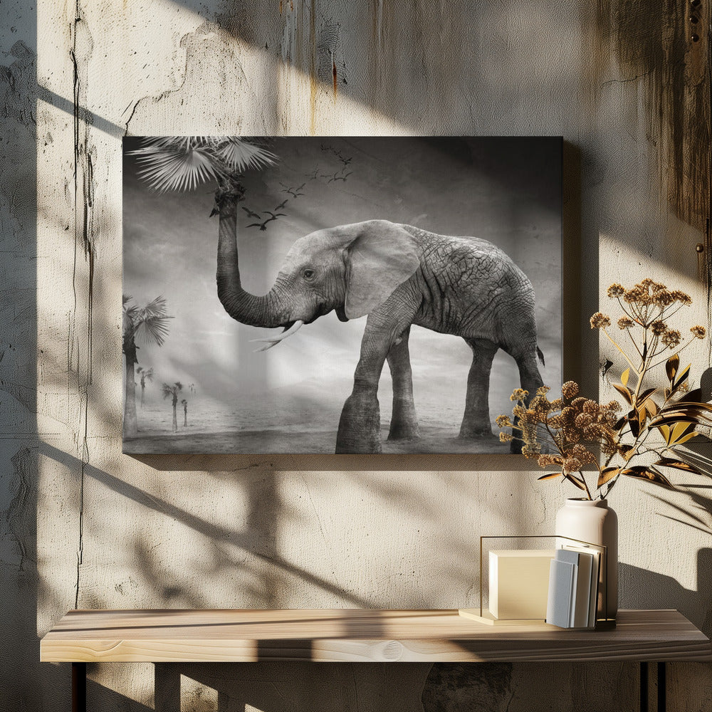 Art Prints of The story of elephants