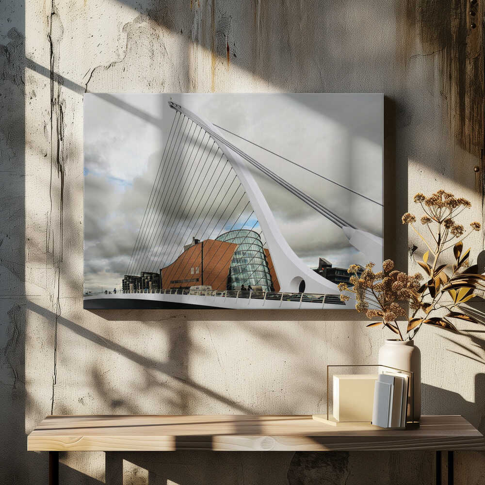 Samuel Bekett Bridge by Calatrava - Dublin Ireland