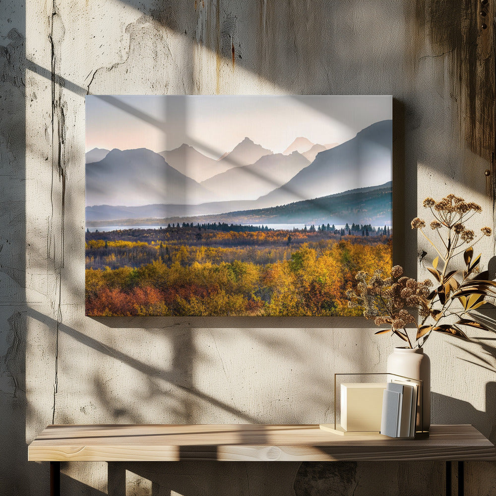 Autumn Mountain in Glacier Park