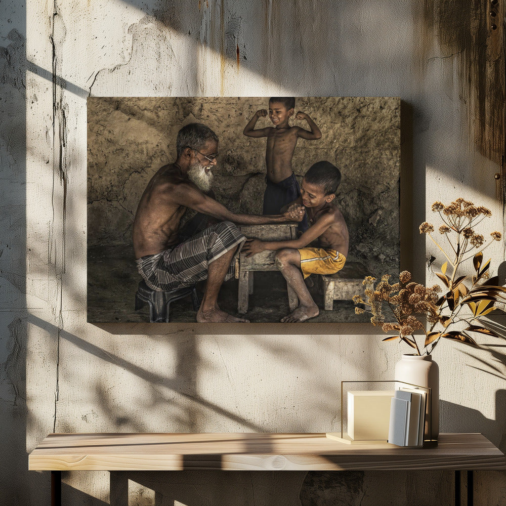 BOND BETWEEN OLD AND YOUNG