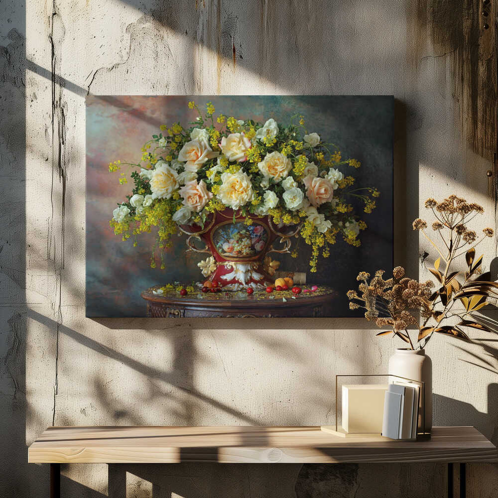 Still life with roses
