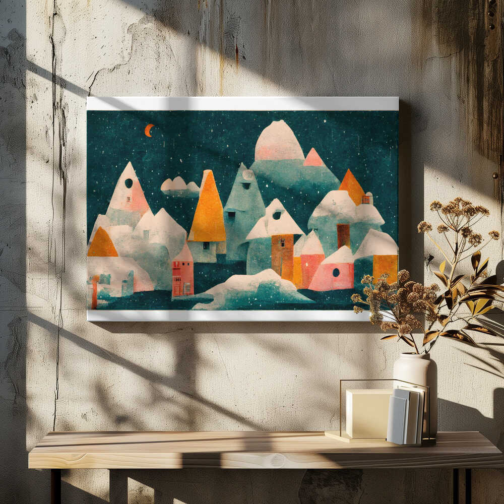 Winter Night Village