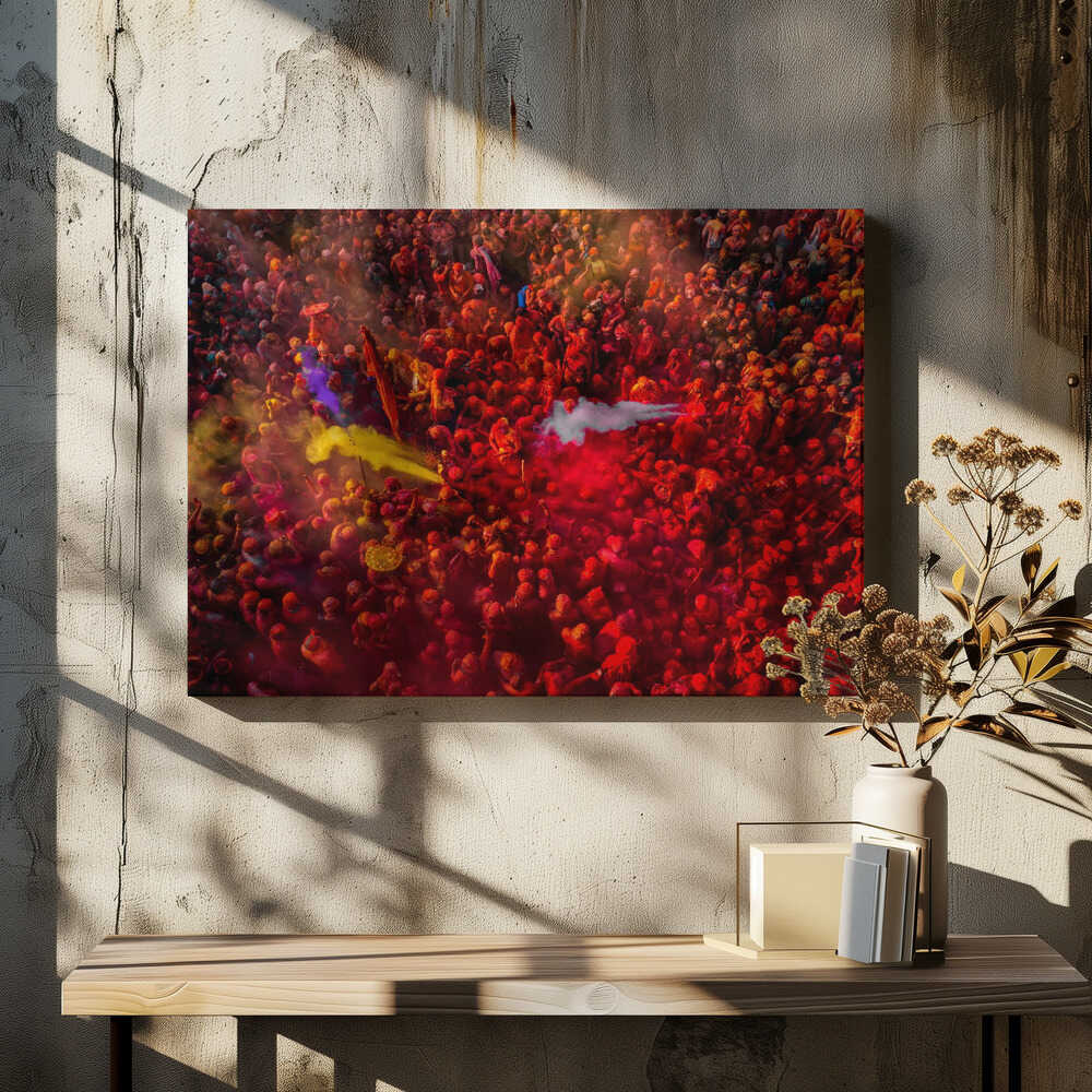 Celebrating the festival of colors