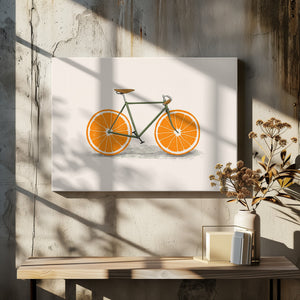 Art Prints of Orange Wheels