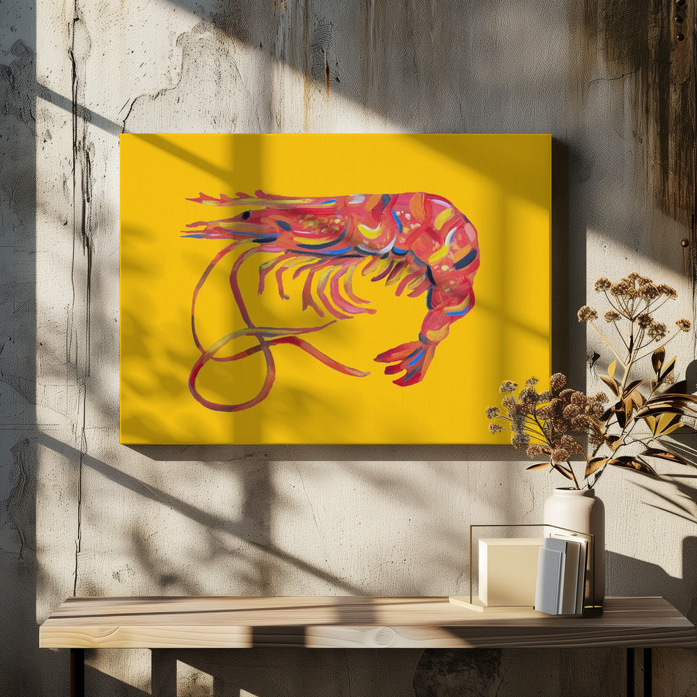Prawn On Yellow