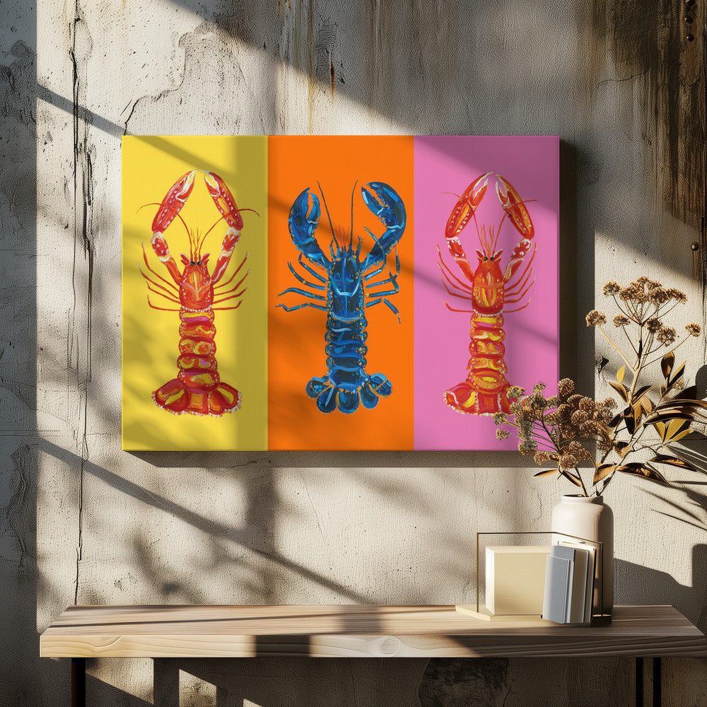 Lobster Langoustines Pop Art 3