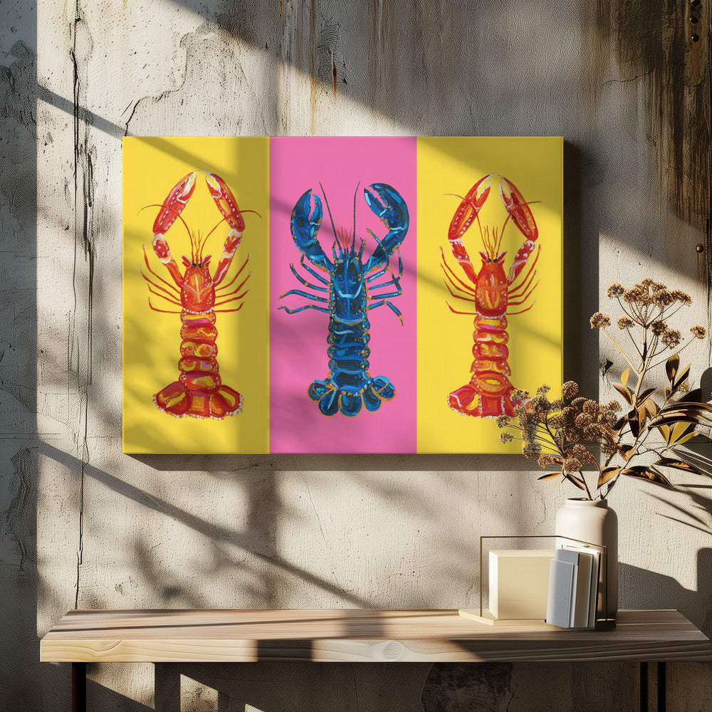 Lobster Langoustines Pop Art 2