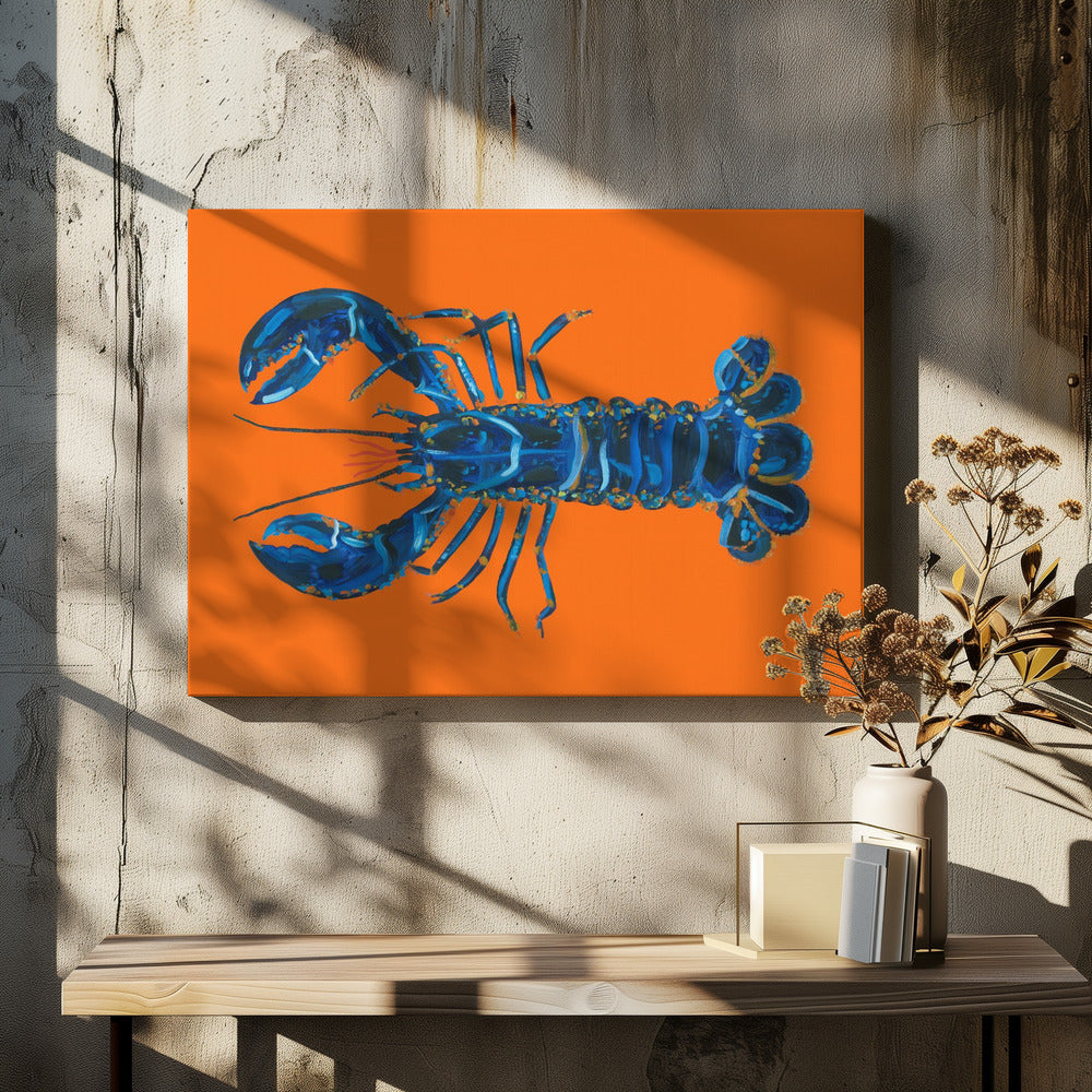 Lobster On Orange