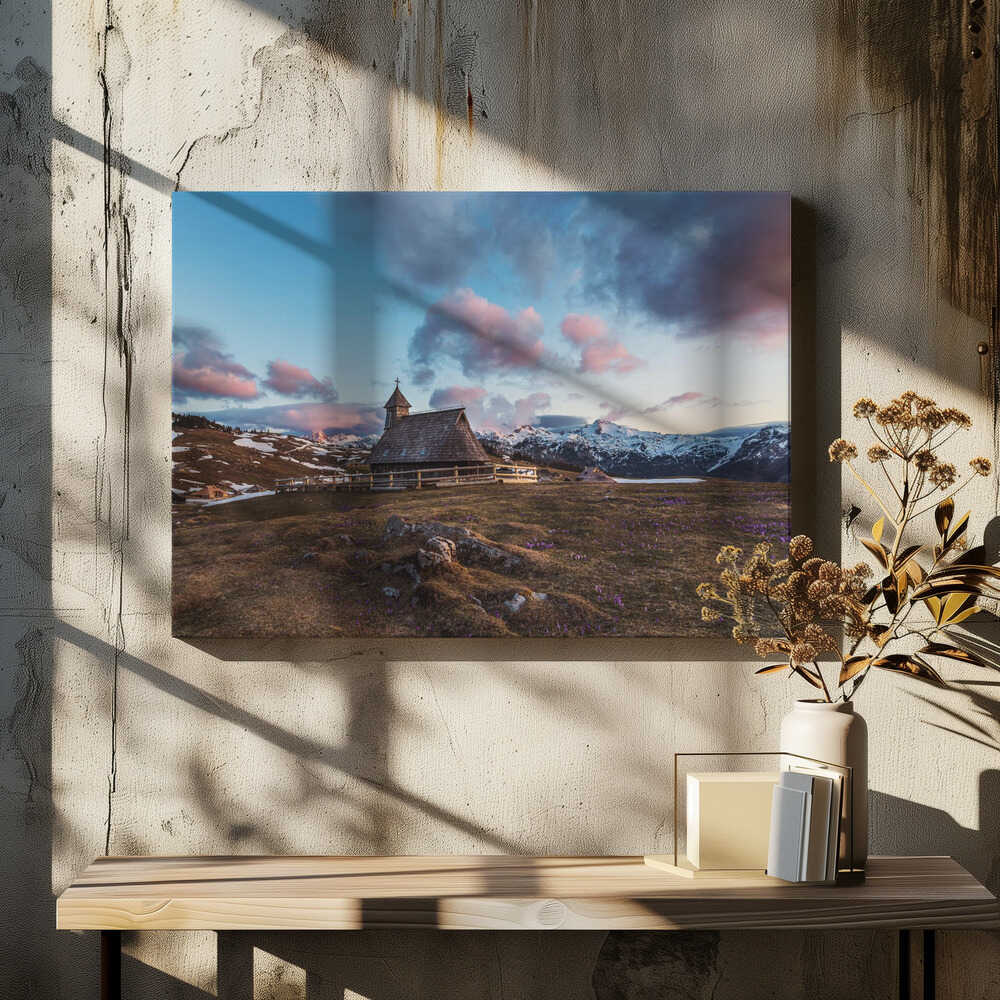 Morning on Velika planina