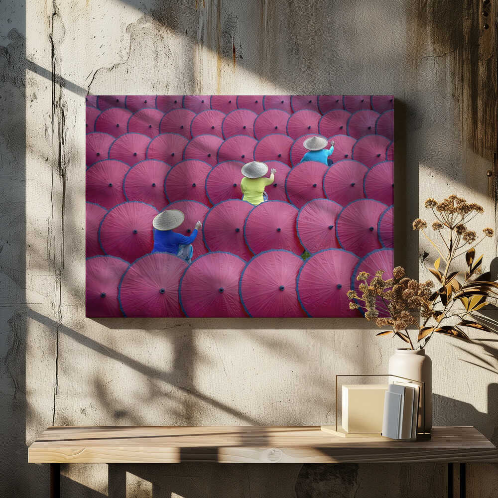 Paint Umbrellas Together