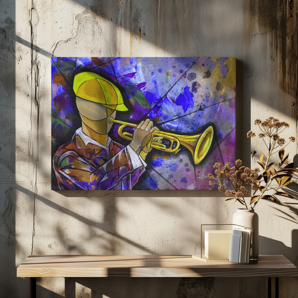 Trumpeter Playing