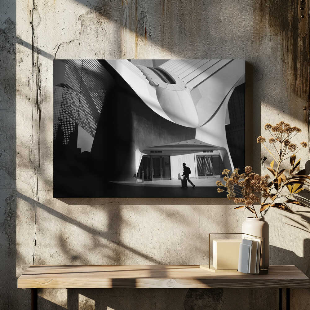 Man and his City Scape