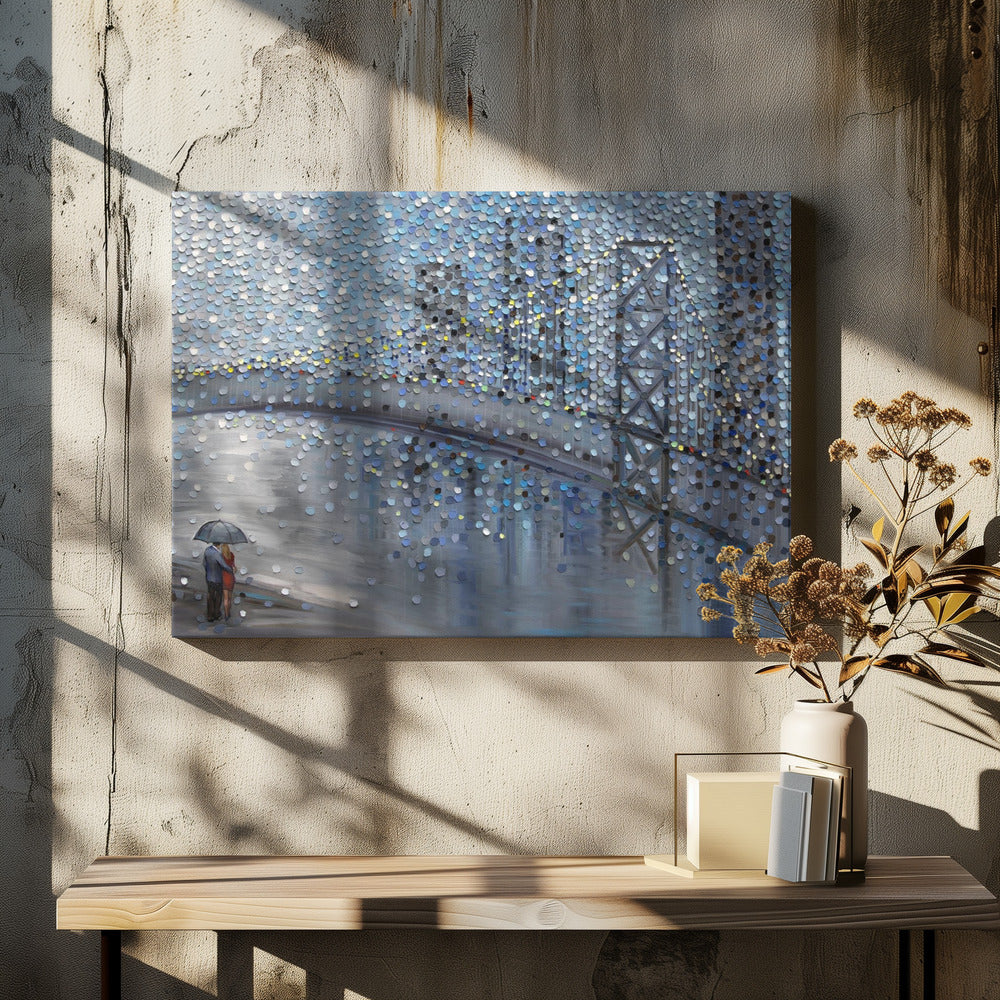 Rainy Date With the Bridge View