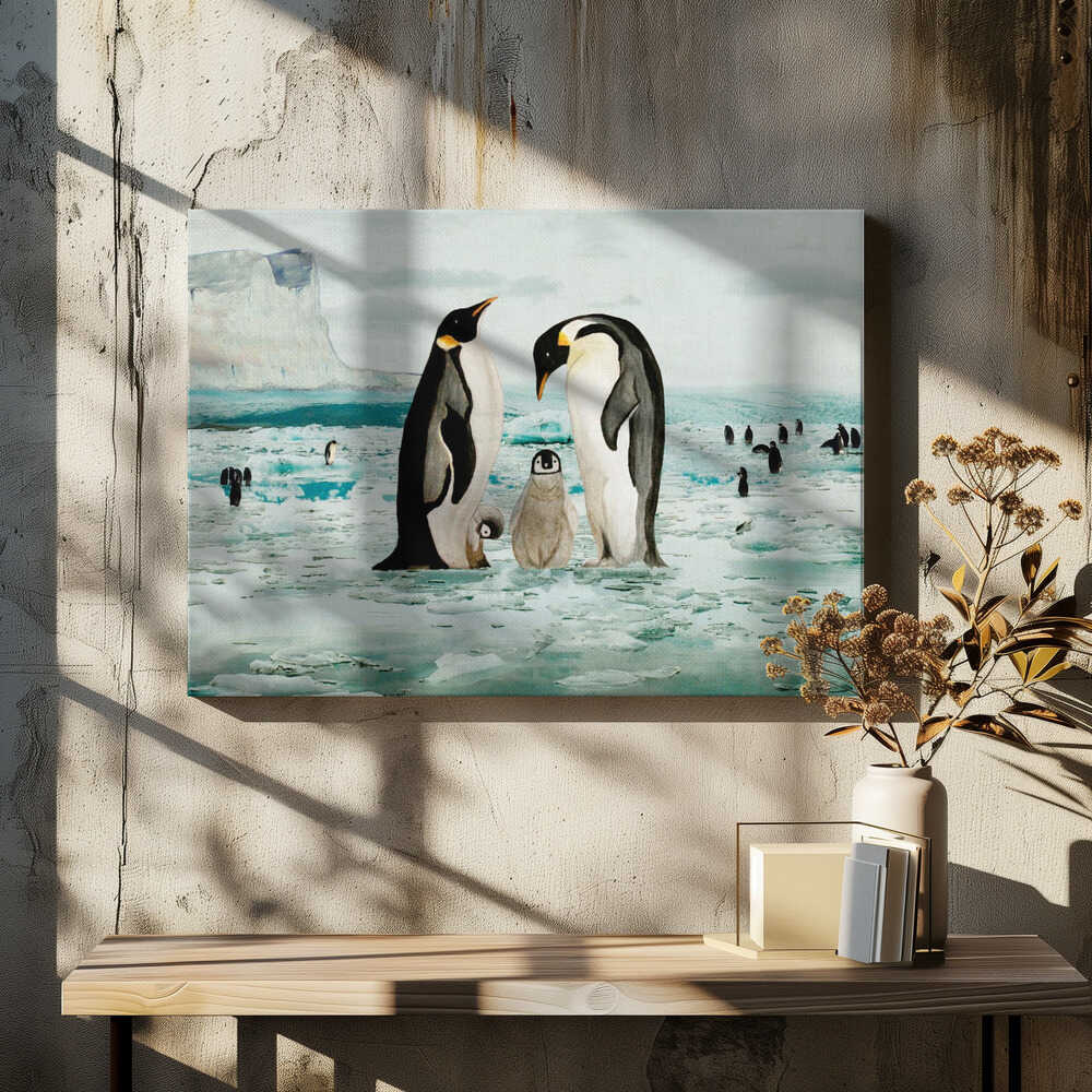 Emperor Penguin Family