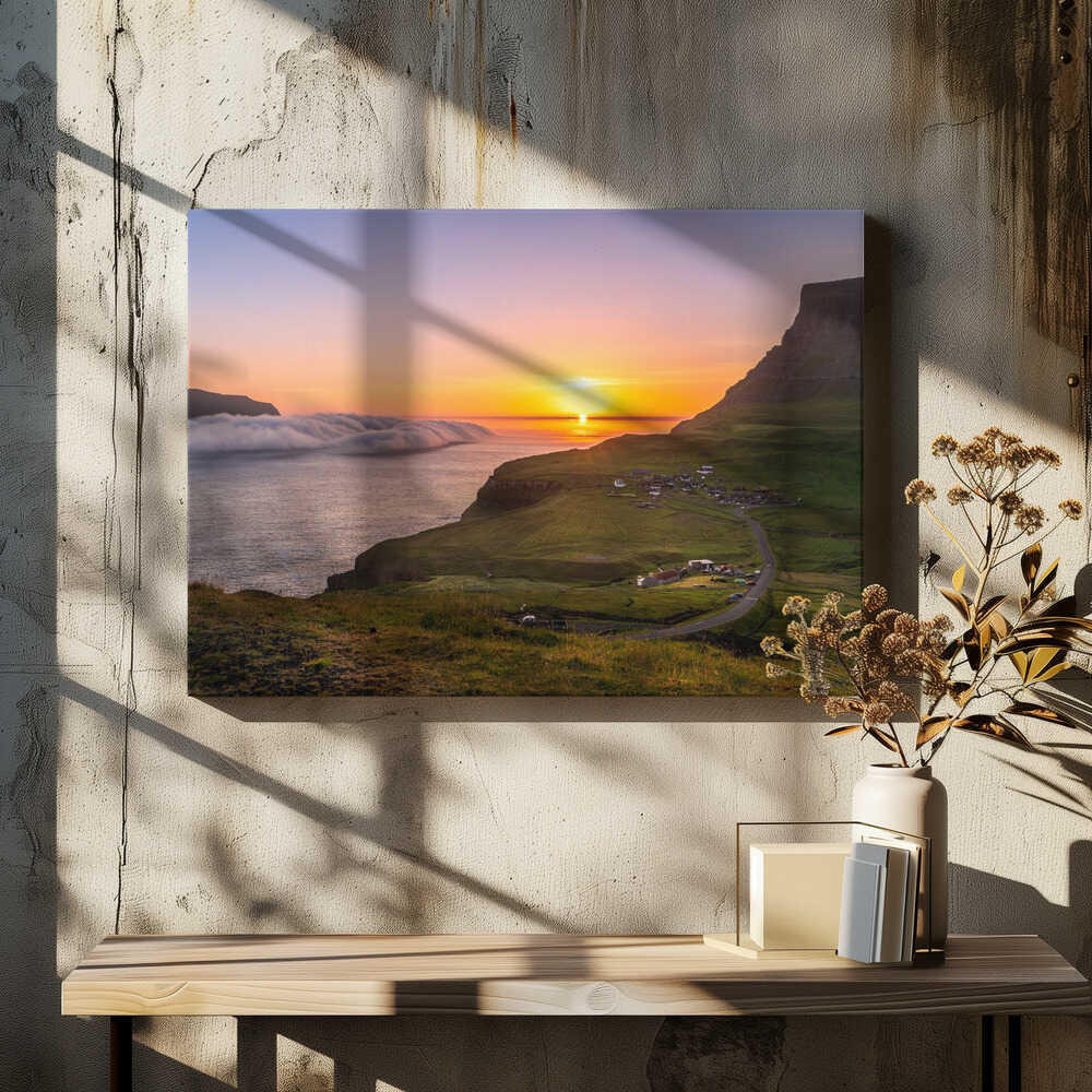 Chasing Sunset at Gasadalur