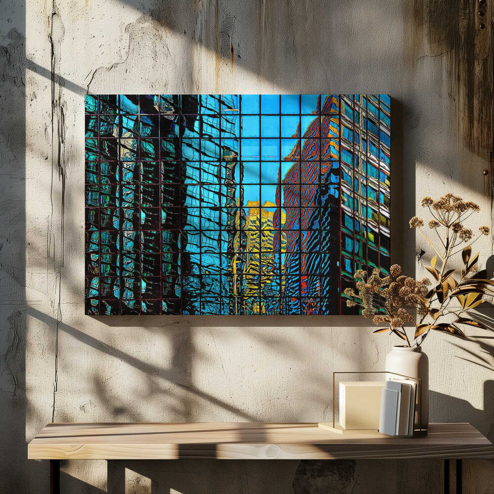 Reflections in glass - Los Angeles California