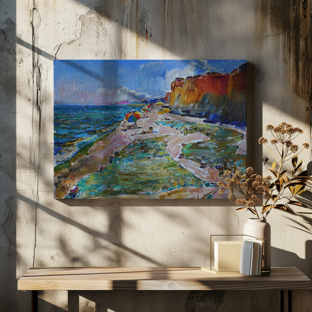 Fishing nets on the beach