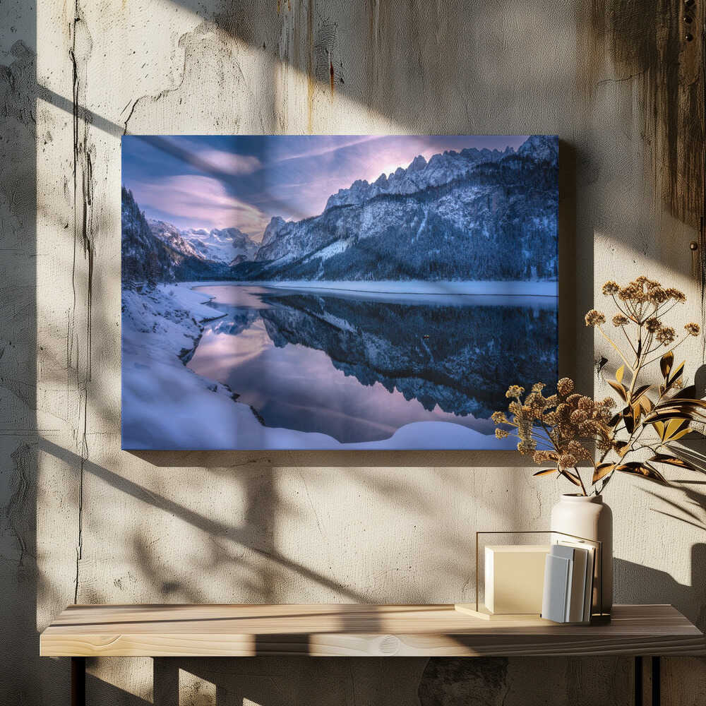 Panoramic winter wonderland