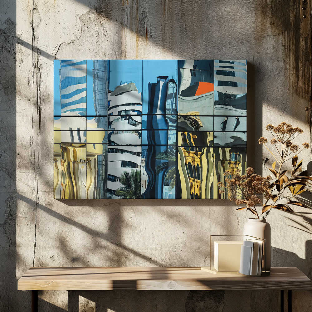 Reflections in glass - Dubai