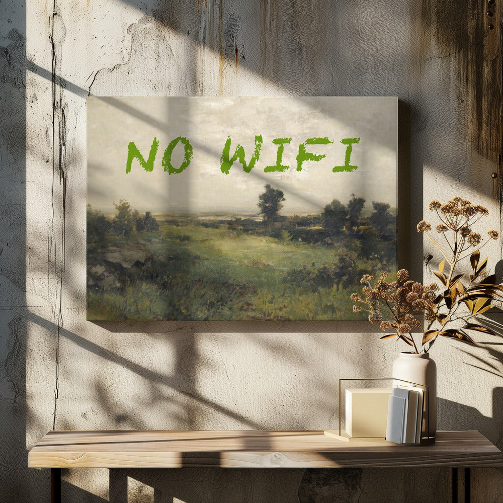 No WiFi / Oil Painting Landscape