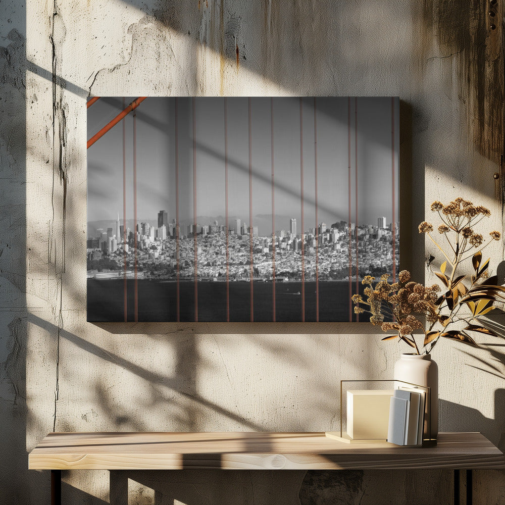 Golden Gate Bridge - Panoramic Downtown View