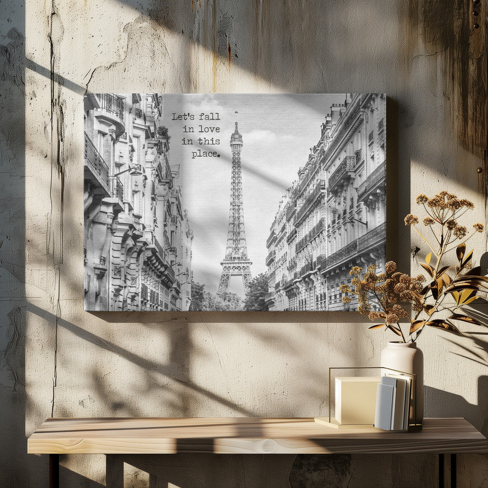 Art Prints of Let's fall in love