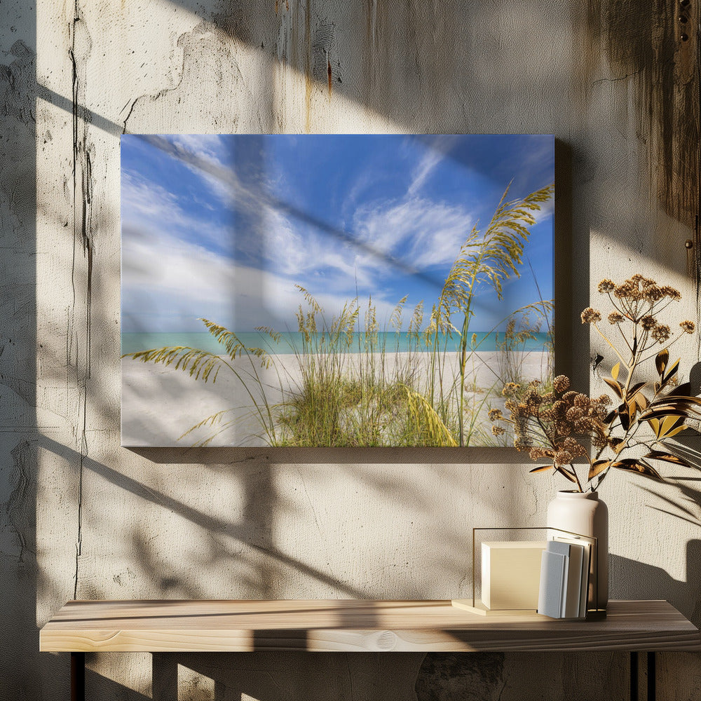 Heavenly calmness on the beach